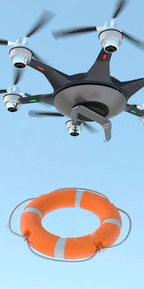 ドローンの物件投下の訓練や物件投下について。